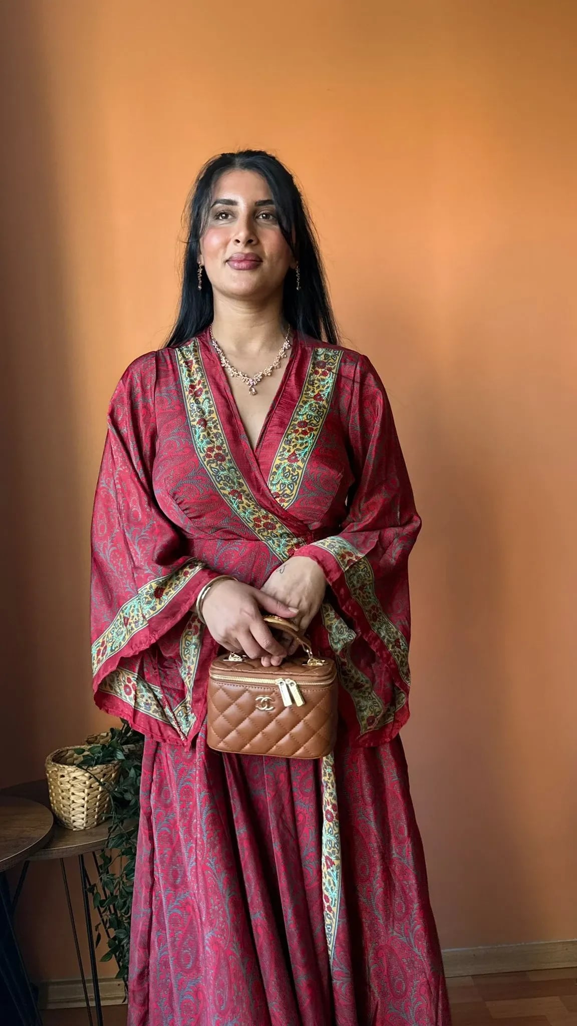 Bağlanmalı Kimono Elbise