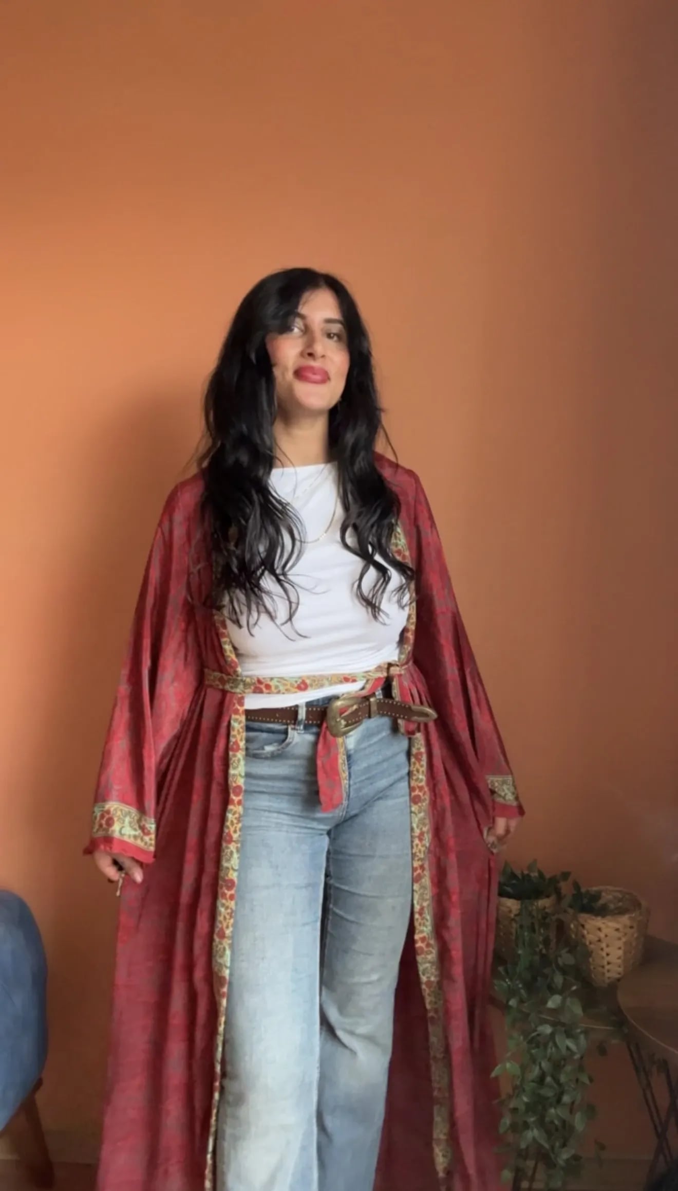 Kimono Kırmızı hover