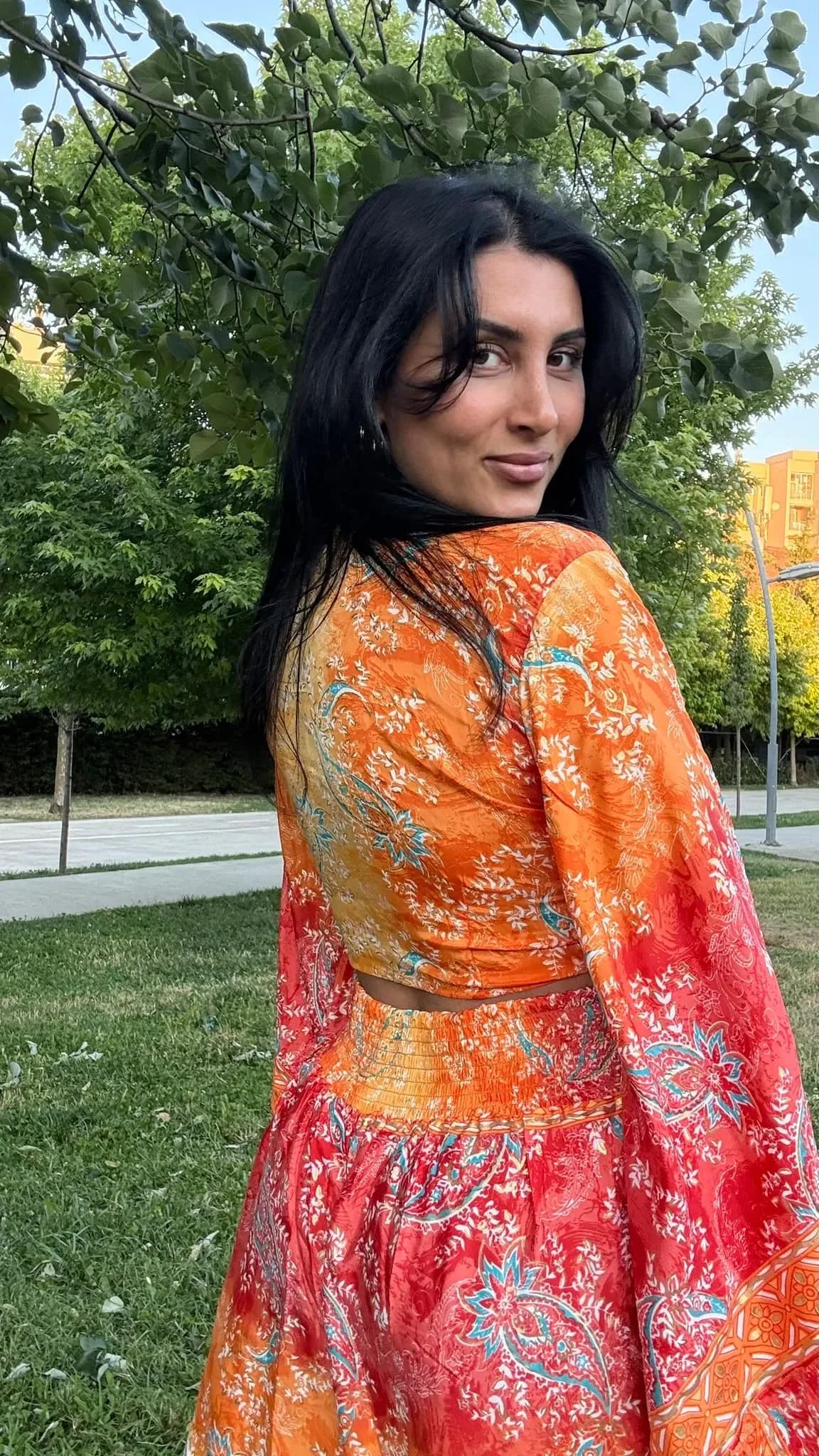 Turuncu Bohem Uzun Takım - 3